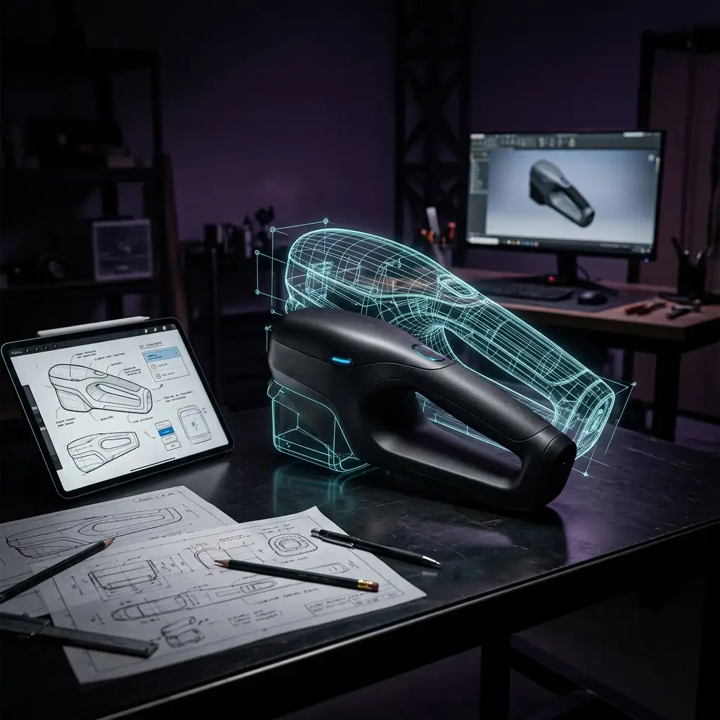 Escultura generativa diseñada con algoritmos paramétricos e impresa en 3D